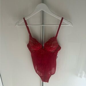 Wolford Red Lace Bra Intimates